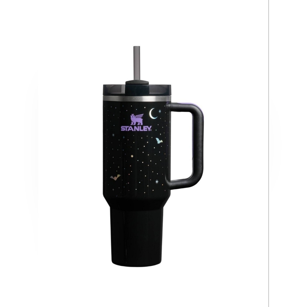 Stanley Halloween 40 0z Stainless Steel H2.0 Flowstate Quencher Tumbler BLACK - Picture 5 of 8
